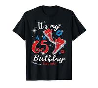 Womens It’s My 65th Birthday Sneakers EST 1961 65 Years Old Camiseta