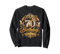 Womens It’s My 70th Birthday 70 Years Old Birthday Queen Sudadera