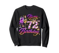 Womens It’s My 72nd Birthday 72 Years Old Birthday Queen Sudadera