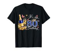 Womens It’s My 80th Birthday 80 Years Old Birthday Queen Camiseta