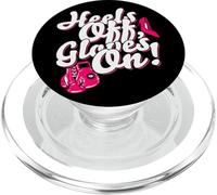 Womens Kickboxer Boxing: Heels Off, Gloves On PopSockets PopGrip para MagSafe