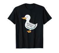Womens Kids Funny No Thoughts Just Vibes Duck Lover Camiseta