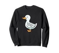 Womens Kids Funny No Thoughts Just Vibes Duck Lover Sudadera