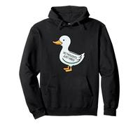 Womens Kids Funny No Thoughts Just Vibes Duck Lover Sudadera con Capucha