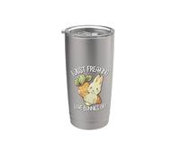 Womens Kids Girls Kawaii I Just Freaking Love Bunnies Ok Vaso térmico de acero inoxidable de doble pared