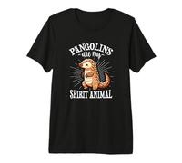 Womens Kids Girls My Spirit Animal Endangered Pangolin Lover Camiseta Premium