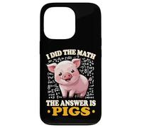 Womens Kids I Did The Math Answer Is Pigs Lover Carcasa para iPhone 13 Pro