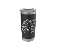 Womens Kids Just A Girl Who Loves Horses Vaso térmico de acero inoxidable de doble pared