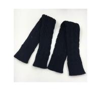 Womens Knitted Arm Warmers Extra Long Fingerless Stretch Gloves Sleeves Mittens