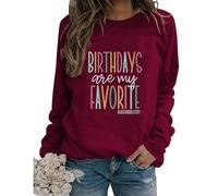 Womens Labor and Delivery Nurse Sweatshirt Retro Letter Print Long Sleeve Crewneck Pullover Lightweight Tops