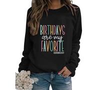 Womens Labor and Delivery Nurse Sweatshirt Retro Letter Print Long Sleeve Crewneck Pullover Lightweight Tops