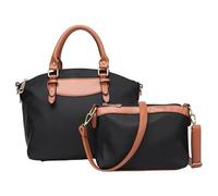 Women's Large Capacity Easy-Carry Mother-In-Law Handbag Single Shoulder Crossbody Travel Tote Bag 2026(Black)