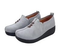 Womens Leather Sneakers Slip on Trainers Running Shoes Lightweight Platform Sports Gym Walking Sneakers,Sports Trainers for Women Soft Sole Walking Gym Tennis Shoes Lightweight Running Shoes
