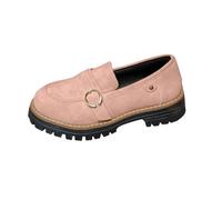 Women's Loafers with Arch Support Casual Slip-On Orthopedic Leather Platform Loafer Comfortable Slip On Sneakers with Chain Non-Slip Walking Boat Shoes Fashion Retro Loafer