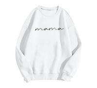Women's Loose Fit Letter Sweatshirts for Women Long Sleeve Crew Neck 2025 Sweaters Graphic Fashion Hoodies Gothic Y2K