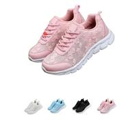 Women's Luxurious Orthopedic Sneakers, Hollow Breathable Mesh Shoes for Women, Women's Luxurious Orthopedic Sneakers (Pink,37)