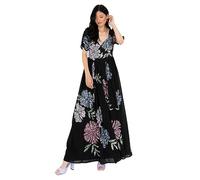 Women's Maxi Dress Ladies Embellished Floral Sweetheart Neckline for Wedding Guest Bridesmaid Occasion Prom Ball Gown, Vestidos,