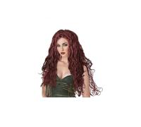 Womens Medusa Red Wig Greek Halloween Fancy Dress Costume Accessory