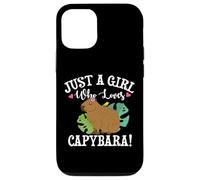 Womens Meme Lover Girl Who Loves Capybaras Lover Carcasa para iPhone 12/12 Pro