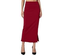 Women's Midi Pencil Skirt Ladies Bodycon Long Maxi Skirts Ladies Work Office Stretch School Uniform Slit Knee Length Slim Fit Party Club Pencil Skirts