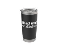 Womens Not Smut It's Cliterature Romantasy Book Club Vaso térmico de acero inoxidable de doble pared