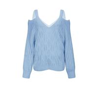 Women's Off Shoulder Jumper Solid Color Off The Shoulder Long Sleeved Sweaters Fall Knitted Sweatshirts Casual Lightweight Loose Soft Pullover Vintage Clothing C-22