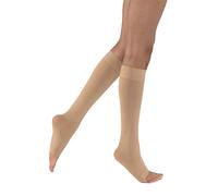 Women's Opaque 30-40 mmHg Open Toe Knee High Support Sock Size: Medium, Color: Silky Beige by Jobst
