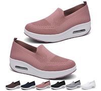 Women's Orthopedic Sneakers, Zapatillas OrtopéDicas para Mujer, Zapatillas Deportivas con Plataforma Elástica y Malla para Mujer, para Ponerse de pie, Correr, Caminar, Trabajar
