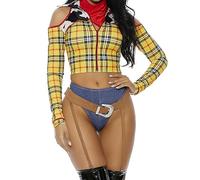 Women's Playtime Sheriff Fancy Dress Costume Small/Medium