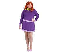 Women's Plus Size Scooby Doo Daphne Fancy Dress Costume 3X