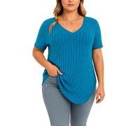 Women's Plus Size Summer Flamingo Print Tank Top Casual V Neck Spaghetti Strap Sleeveless Blouse Beach Vacation Loose Fit Tunic Shirt for Ladies