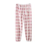 Women's Pregnant Women's Winter Thickened Flannel Maternity Pants Plus Velvet Thickened Large Size Loose and Can Be Worn Outside Adjustable Maternity Confinement Pants Hose mit Kette Damen Schwarz