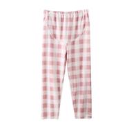 Women's Pregnant Women's Winter Thickened Flannel Maternity Pants Plus Velvet Thickened Large Size Loose and Can Be Worn Outside Adjustable Maternity Confinement Pants Paperback Hose Damen Short, Rojo