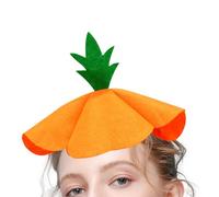 Womens Pumpkin Headband - Autumn Orange Pumpkin Hat Hairband Set