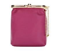 Women's Purse - Zipper Design with Straps for Cards and Keys, 8249-rose Red, Talla única