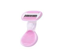 Women's Razor 4 Blades, Smooth Women's Razor Flexball Compact Women's Razor with Travel Case, Armpit Hair Knife Waterproof