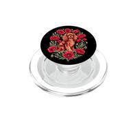 Womens Red Poppies Ruby Cavalier King Charles Spaniel Lover PopSockets PopGrip para MagSafe