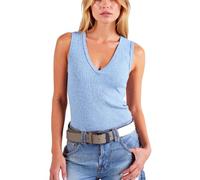Women's Ribbed V-Neck Tank Top Sleeveless Slim Fit Basic Camisole Summer Casual Stretchy Knit Undershirt for Layering or Daily Wear