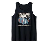 Women's Rights Vary by State Men's Rights Don't Feminist Camiseta sin Mangas