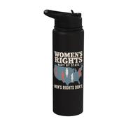 Women's Rights Vary By State Men's Rights Don't Feminist Stainless Steel Insulated Water Bottle