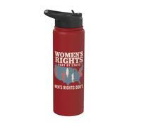 Women's Rights Vary By State Men's Rights Don't Feminist Stainless Steel Insulated Water Bottle