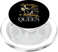 Womens September Girl Stepping Into My Birthday Like A Boss PopSockets PopGrip para MagSafe