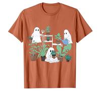 Women's Shirts Halloween Shirt Plant Graphic Tshirt Funny Plant Lover T Shirt Gardening Short Sleeve tee Top Summer Loose Fit Casual Tops Dressy Going out Blouse Festival Tees C-98