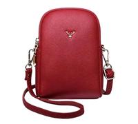 Women's Sling Bag - PU Leather Cross body Purse with Adjustable Strap