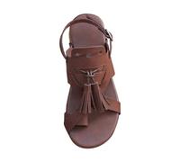 Women's Slingback Sandals Open Toe Summer Casual Flat Ladies Beach Party Walking Shoes for Vacation E-146