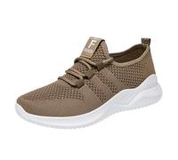 Womens Slip on Trainers Athletic Running Shoes for Plantar Fasciitis Breathable Lightweight Walking Shoes Air Cushion Sport Sneakers Outdoor Tennis Gym Jogging
