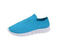 Womens Slip on Trainers Comforble Walking Shoes with Memory Foam, Lightweight Closed Toe Sneaker, Casual Soft Sole Breathable Shoes, Mesh Up Athletic Shoes