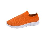Womens Slip on Trainers Comforble Walking Shoes with Memory Foam, Lightweight Closed Toe Sneaker, Casual Soft Sole Breathable Shoes, Mesh Up Athletic Shoes