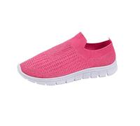 Womens Slip on Trainers Comforble Walking Shoes with Memory Foam, Lightweight Closed Toe Sneaker, Casual Soft Sole Breathable Shoes, Mesh Up Athletic Shoes