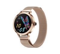 Women's Smartwatch Call Function AMOLED 1.109 Fitness Tracker 110+ Sports Steps SpO2 BP Heart Rate Sleep Monitoring IP68 (Rose Gold)